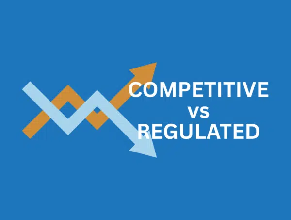 competitive vs regualted chart