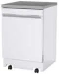 GE 23.62'' 58dB Portable Dishwasher (GPT225SGLWW)