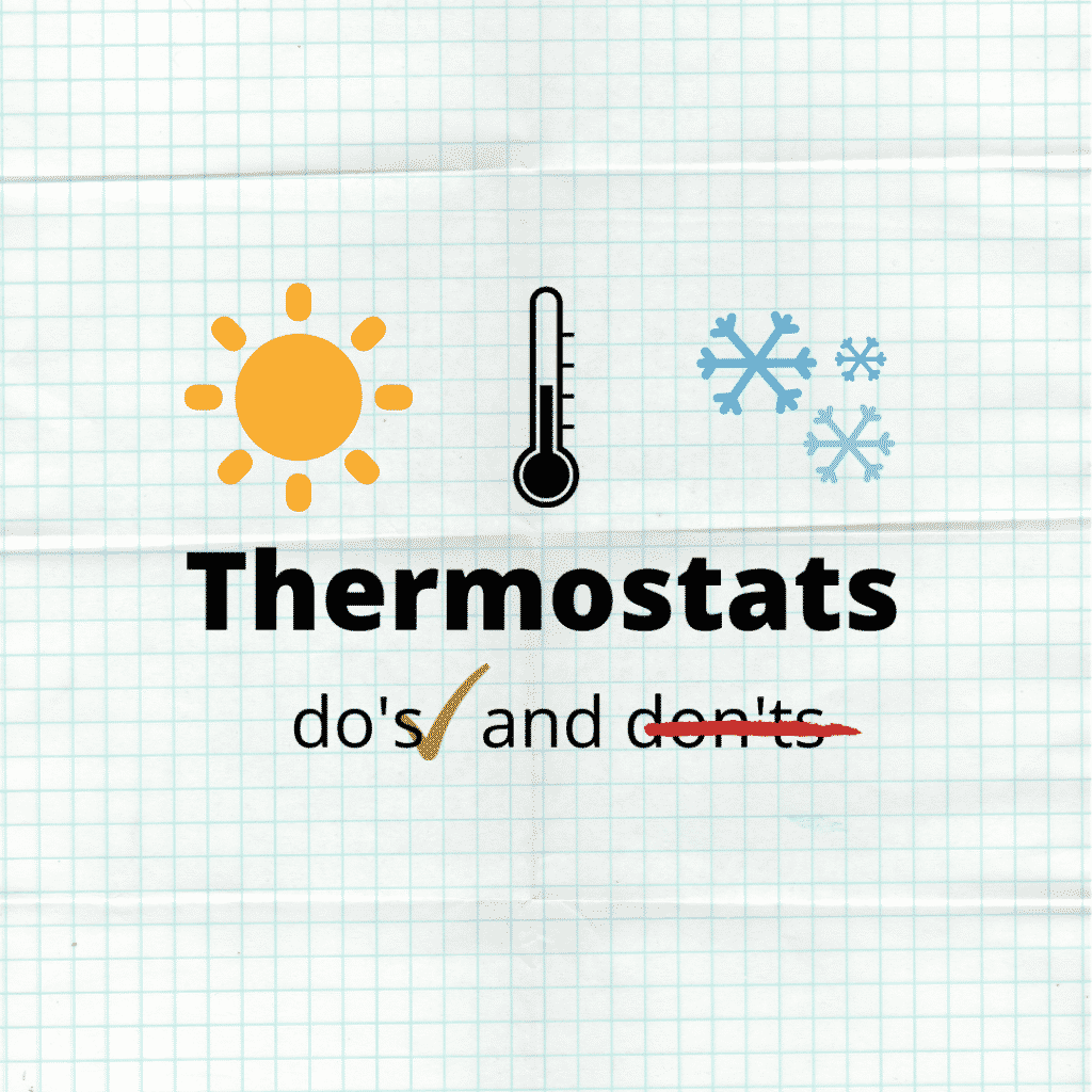 how to use a thermostat and save energy