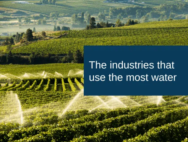 top water consuming industries