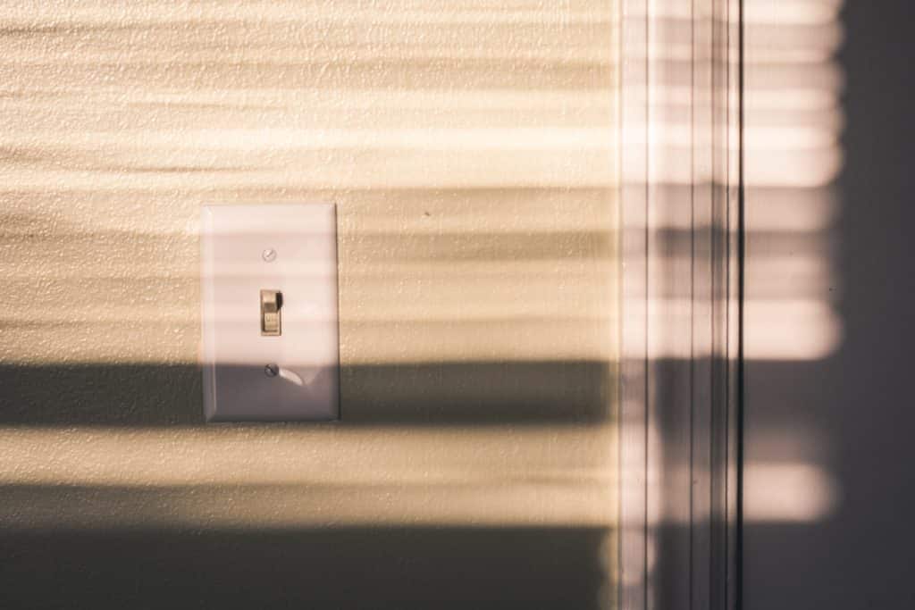 turn off the lights when you leave a room